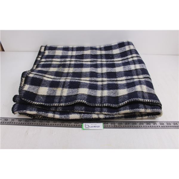 Wool Blanket 76" x 44" - Some Stains