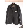 Image 2 : * (2) Jackets (Brody XL Pleather - Zipper Broken & North End XL with "Mosaic" Logo - Some Stains)