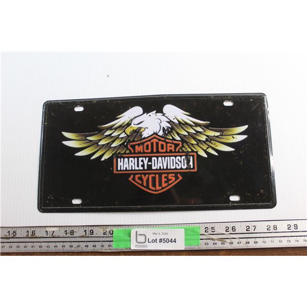 Harley Davidson Motorcycles Front Car Licence Plate