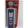 Image 3 : Chevron Gasolines Wall Thermometer 17'' x 5''