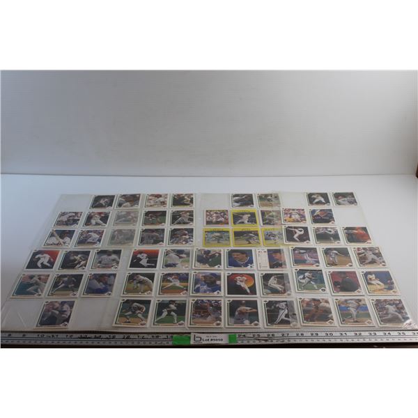 (50+) Assorted Baseball Trading Cards - Authenticity Not Guaranteed