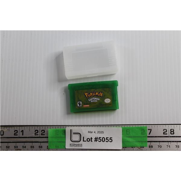 Nintendo Game Boy Advance Pokemon LeafGreen Version Game Cartridge - Cannot Authenticate
