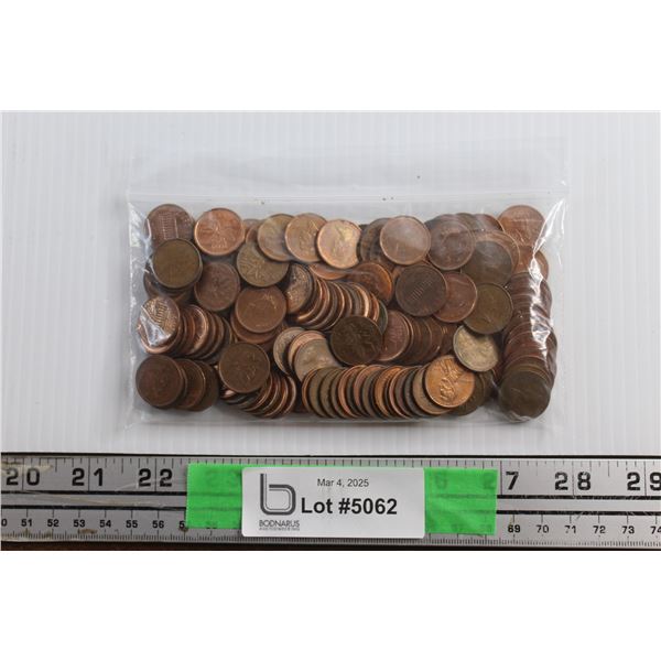 Canadian & US 1 Cent Coins