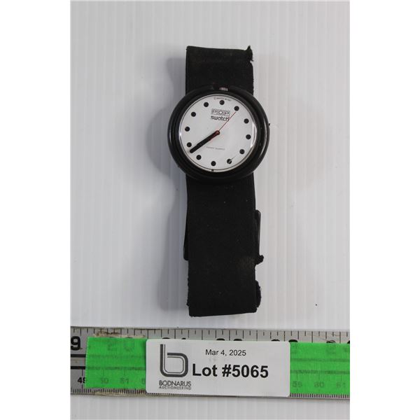 1987 Pop Swatch Swiss Quartz Movement Watch - As Is