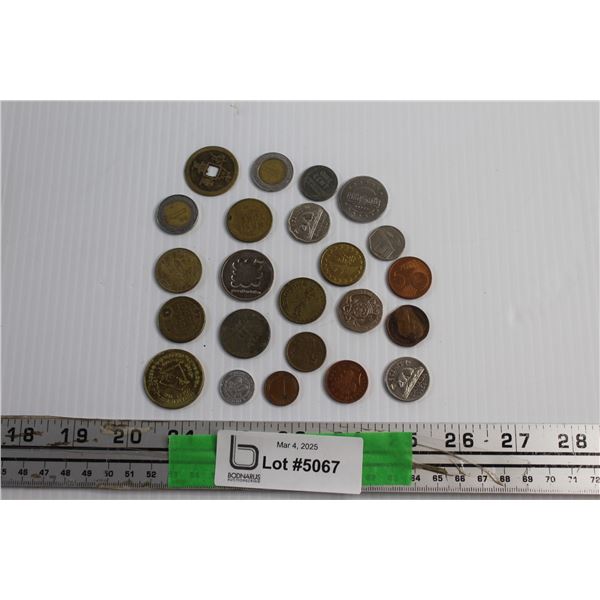 (23) International Coins and Game Tokens