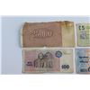 Image 2 : (4) Vintage International Banknotes - Kazakhstan, USSR and United Kingdom