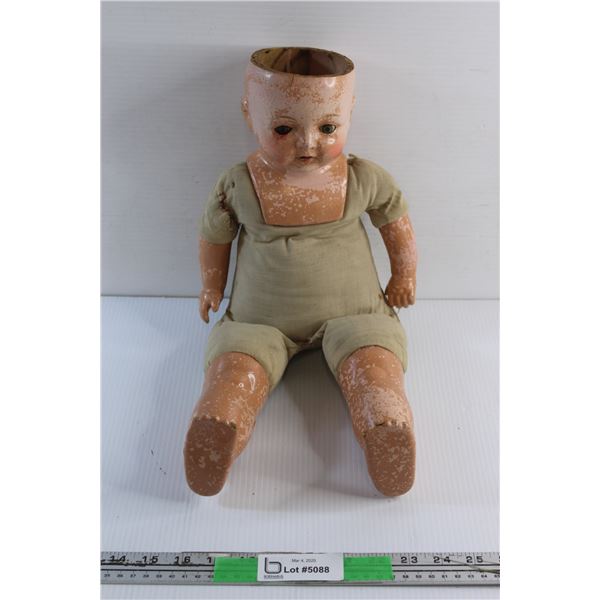 Antique Composition Doll - Some Wear