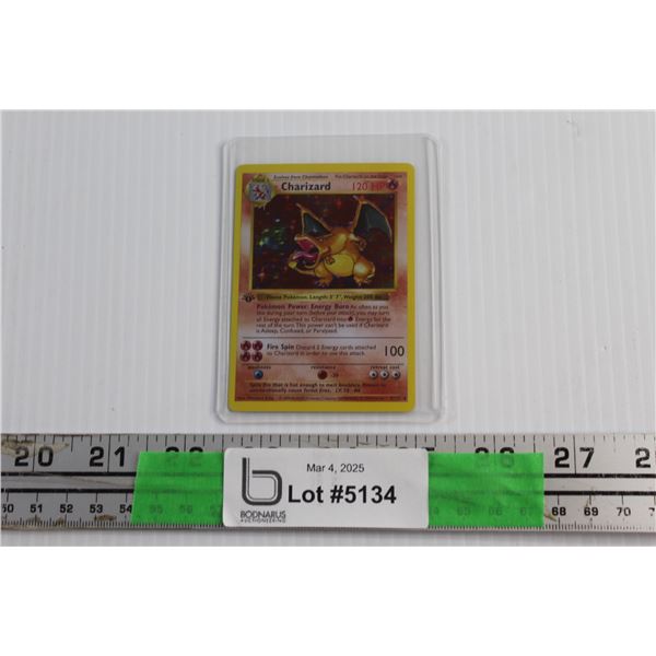 Pokemon Charizard Trading Card - Authenticity Not Guaranteed