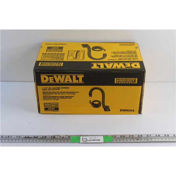 DeWalt 1 - 1/8 Hex Hammer Dust Collection - Sealed