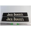 Image 1 : (2) Jack Daniel's Rubber Bar Mats 20 1/2'' x 3 1/2''