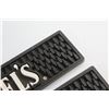 Image 3 : (2) Jack Daniel's Rubber Bar Mats 20 1/2'' x 3 1/2''
