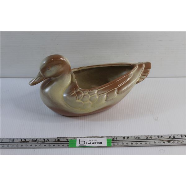 Frankoma Ceramic Duck Planter