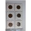 Image 6 : (12) Vintage Half Penny British & Canadian Coins