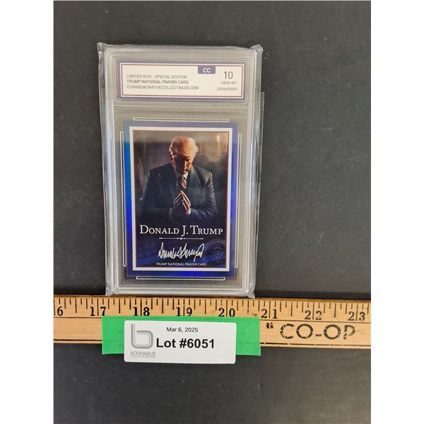 Donald Trump "National Prayer Card" in Case