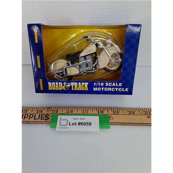 Indian Motorcycle Model - 1/18 Model Scale - NOS