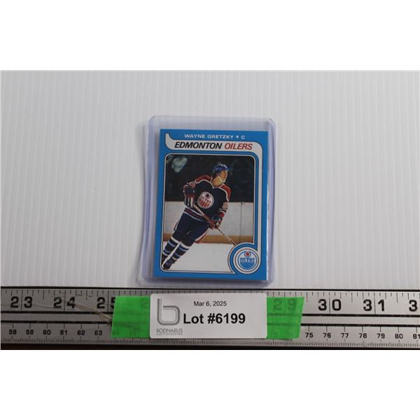 Edmonton Oilers Wayne Gretzky C Trading Hockey Card - Authenticity Not Guaranteed