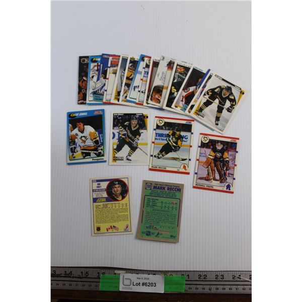 Assorted Score & Upper Deck Trading Hockey Cards - Authenticity Not Guaranteed