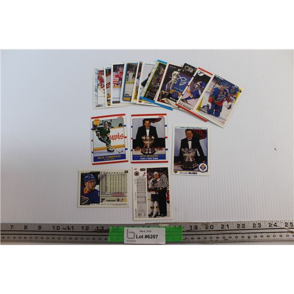 Assorted NHL Pro Set, Upper Deck, O Pee Chee & Score Trading Hockey Cards -Authenticity Not Guarante
