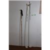 Image 1 : *(2) Trak Ski Poles- 55" & 57.5" Tall & Nordic Bamboo Walking Stick 49" Tall