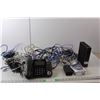 Image 1 : Panasonic Corded Phone, Hitron Router, Patch Cords, Misc.