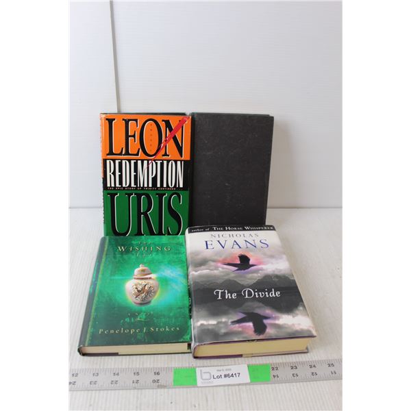 (4) Adult Novels- The Wishing Jar, Redemption, Dark Lady, The Divide