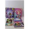 Image 2 : (10) Kids Books- Paw Patrol with Etch a Sketch, Dinosaur Stickers, Trolls, Misc.