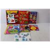 Image 3 : (10) Kids Books- Paw Patrol with Etch a Sketch, Dinosaur Stickers, Trolls, Misc.