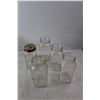 Image 2 : (12) Mason Jars- As Is Up to 7" Tall