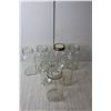 Image 3 : (12) Mason Jars- As Is Up to 7" Tall