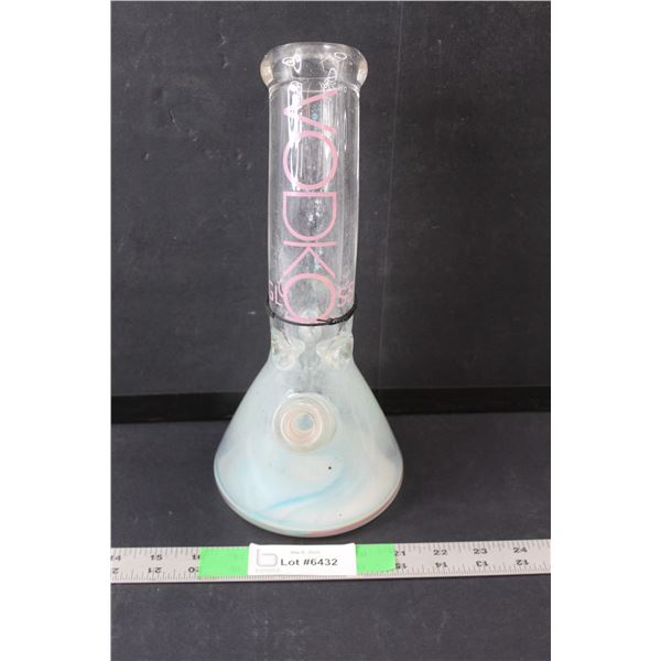 Vodka Glass Bottle/Bong 12" Tall
