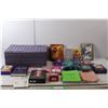 Image 1 : Oracle Cards, The Polar Express DVD, Wicker Storage Box, Misc.