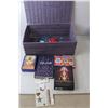 Image 3 : Oracle Cards, The Polar Express DVD, Wicker Storage Box, Misc.