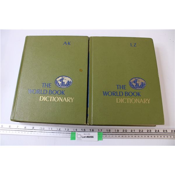 The World Book Dictionary A-K and L-Z Volumes Copyright 1967
