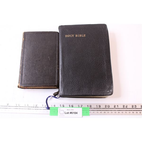 Holy Bible Red Letter Edition & Holy Bible 60000 References both by Collins