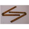 Image 3 : Hoppe and Rabone Folding Wood Carpenters Rulers both 36".