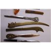 Image 4 : Assorted Letter Openers and a Compass