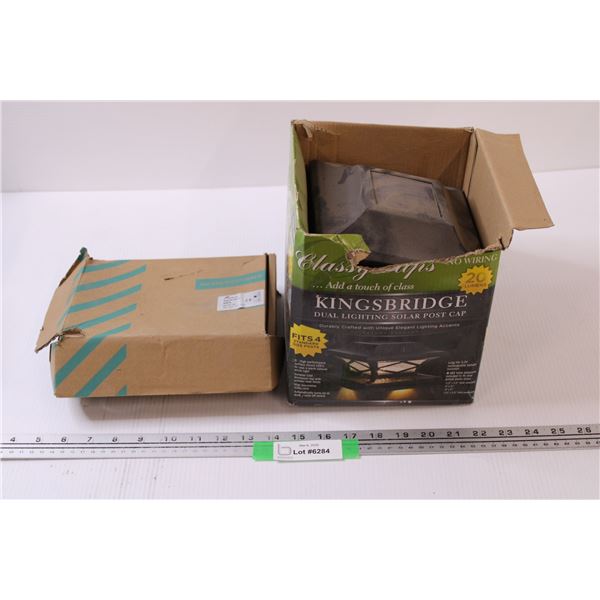 Kingsbridge 4x4 Solar Light Fence Topper and Joanlab Magnetic Stirrer (Appear new)