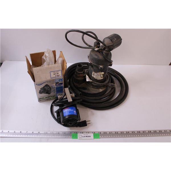 Everflo Pump Repair Kit 3GPM, 1/2", Dominox 115v 330 GPH 3/4" Water Pump and 1/3 Hp Water Pump