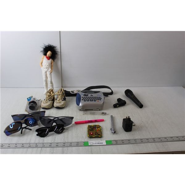 (4) Sunglasses, Brother Labelling System, Sylvania HB5 9007 Bulb, Misc.