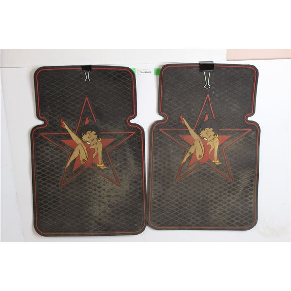 (2) Betty Boop Car Mats