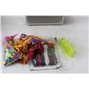 Image 3 : Craft Lot- Gel Pens, Twistables, Beads, String, Misc.