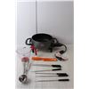 Image 3 : Rival Fondue Pot- Powers On, (6) Fondue Forks, Measuring Cup & Spoons, Misc.