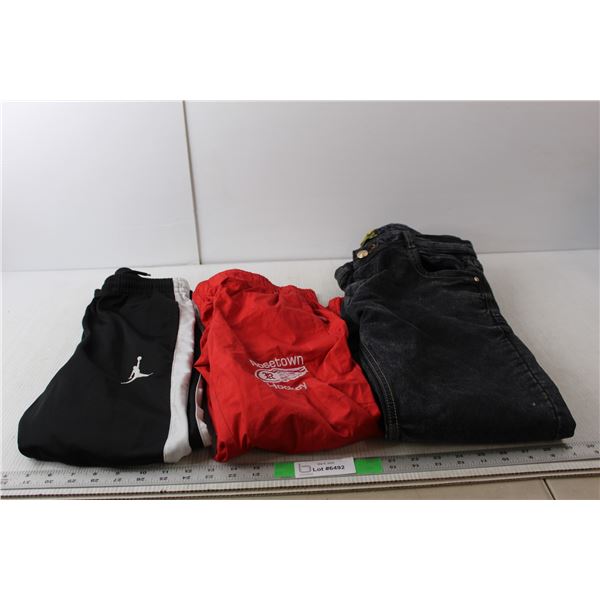 (2) Boys Athletic Pants (Rosetown Hockey, Nike)-M, Men's Jeans-36