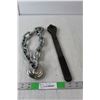 Image 1 : Torque Wrench 14.5" Long, Defense Lock & Chain- No Key
