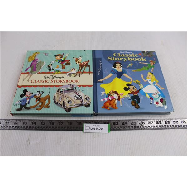 (2) Walt Disney Classic Storybooks