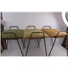 Image 3 : Set of 3 Vintage Stacking Stools - Seat 12" x 16", Seat Height 16" - As is