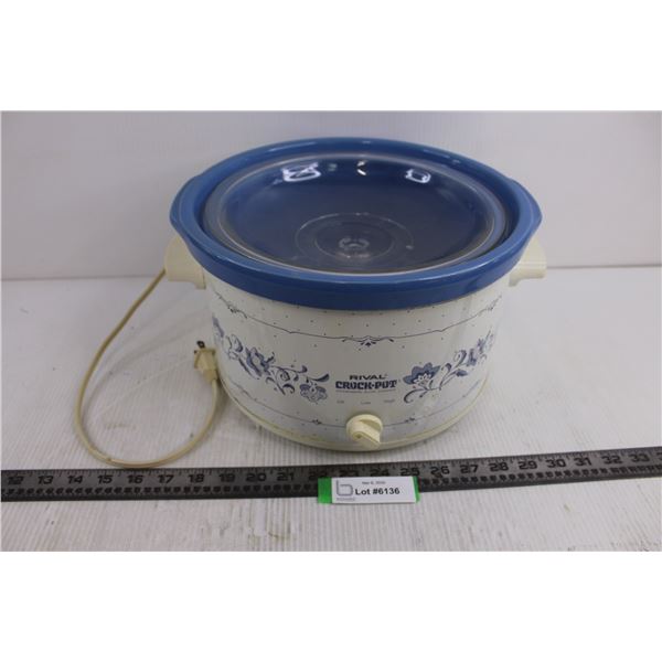 Rival Stoneware Crock-Pot - Tested 12" Dia x 7" Tall