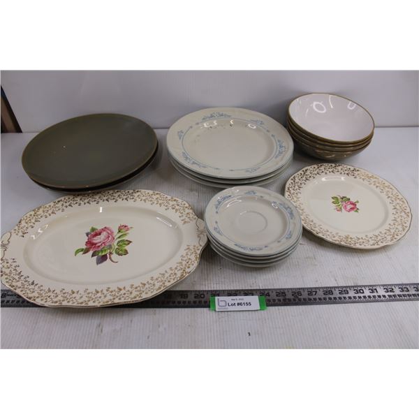 Dinnerware Lot (Alfred Meakin Fine China, Brick Oven Stoneware, Persona)