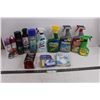 Image 1 : Household Chemicals Lot (Partials of Air Freshener, Hairspray, Carpet Stain Remover, Insecticide, Ly