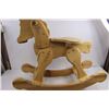Image 2 : Wooden Rocking Horse 29.5" x 12" x 25"